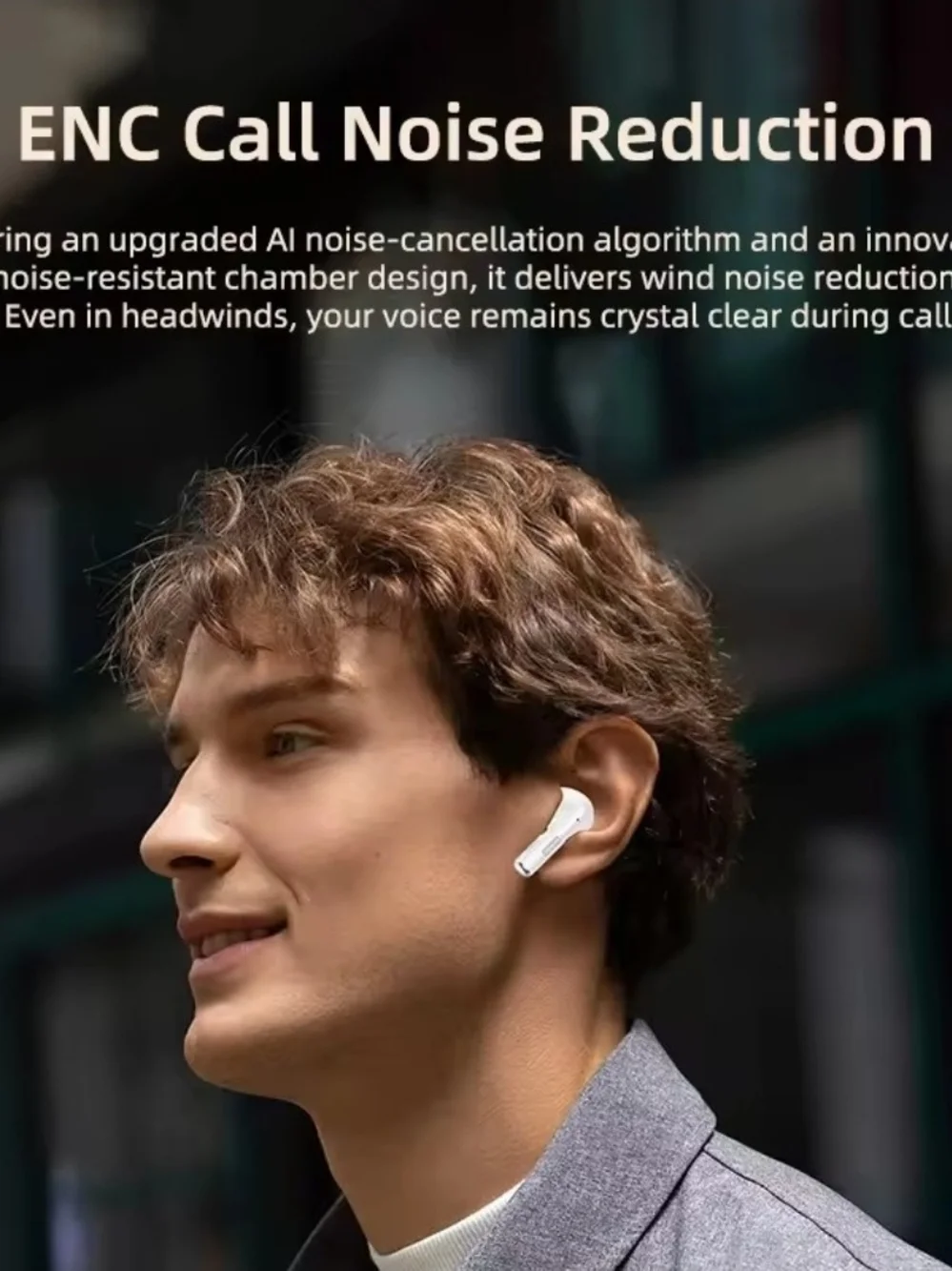Lenovo True Wireless Earbuds - Pearl White